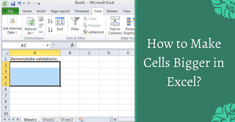 How to Make Cells Bigger on Excel?