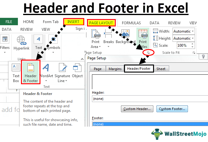 How to Get Out of Header and Footer in Excel?