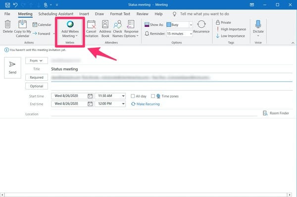 How To Add Webex To Outlook?