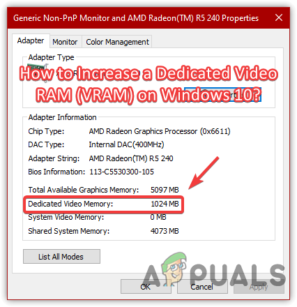 How to Increase Dedicated Video Memory Windows 10?
