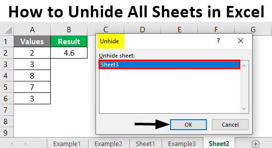 How to Unhide All Tabs in Excel?