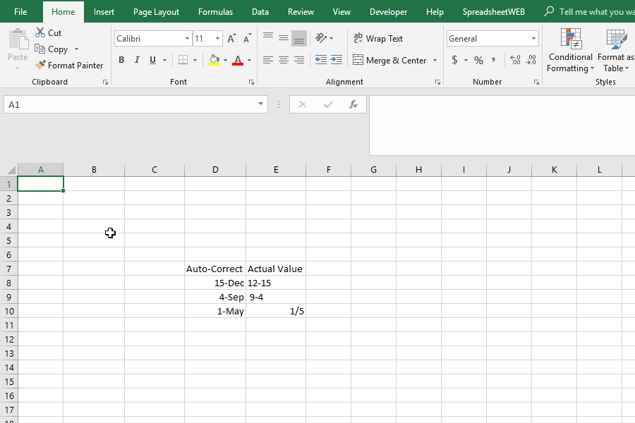 How to Stop Excel From Changing Numbers to Dates?