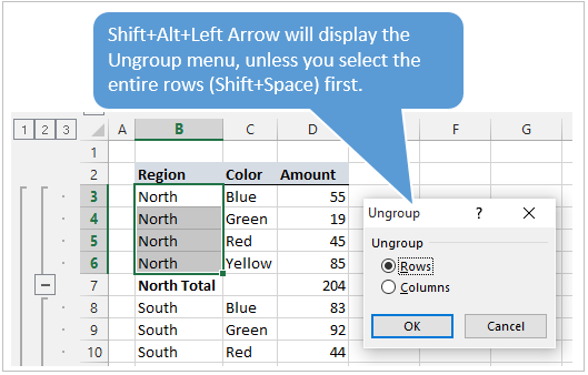 How to Unhide Rows in Excel Shortcut?