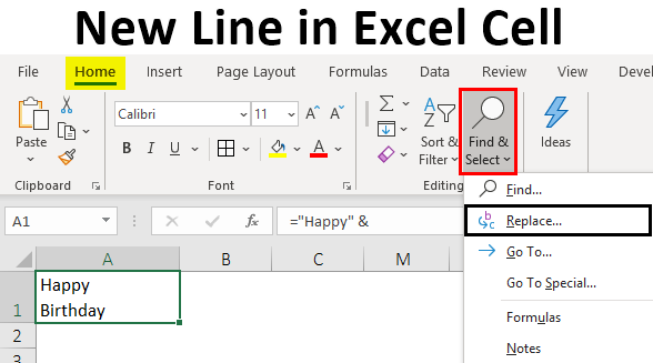 How to Start a New Paragraph in Excel?