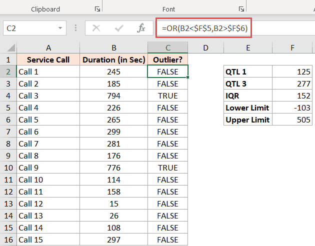 How to Calculate Outliers in Excel?