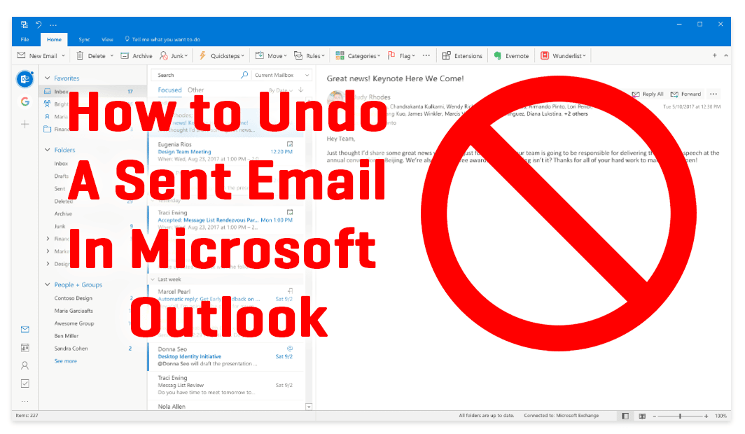 How To Undo In Outlook?