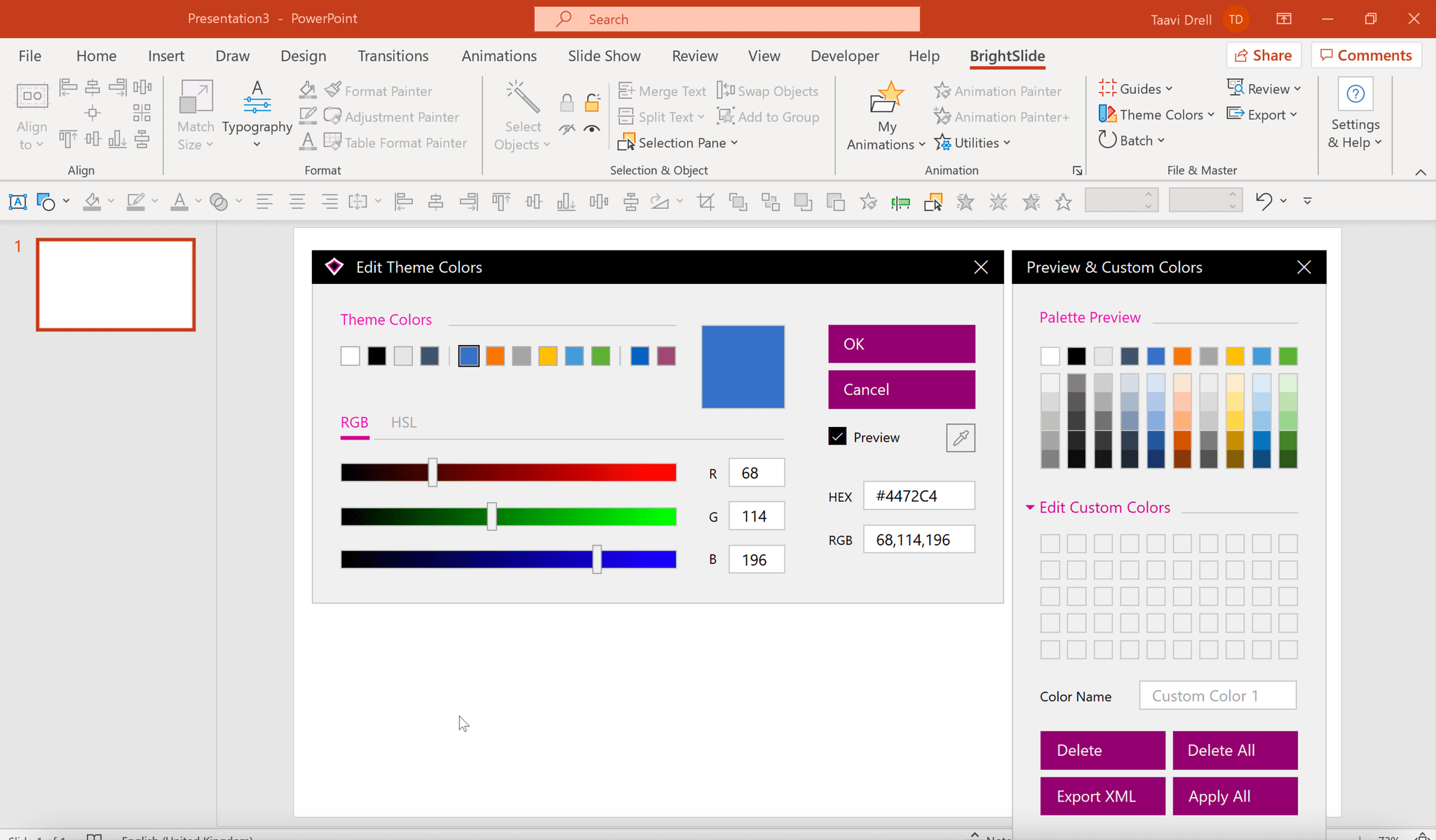 How to Change Theme Colors in Powerpoint?