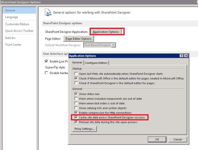 How To Clear Sharepoint Designer Cache?