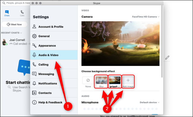How To Change Background In Skype?
