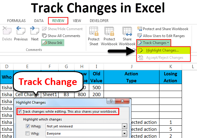 Does Excel Have Track Changes?