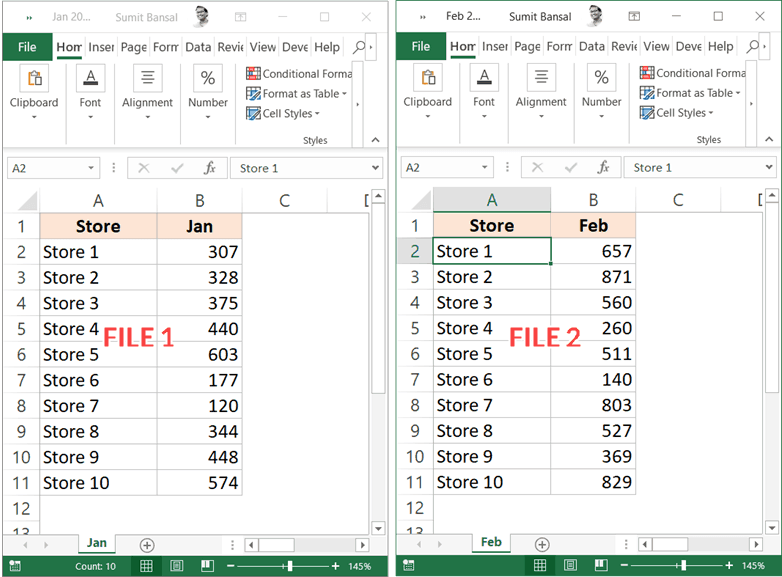 How to Compare Two Excel Sheets for Differences?