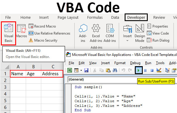 How to Write Vba Code in Excel?
