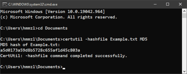 How to Find Md5 Hash of a File Windows 10?