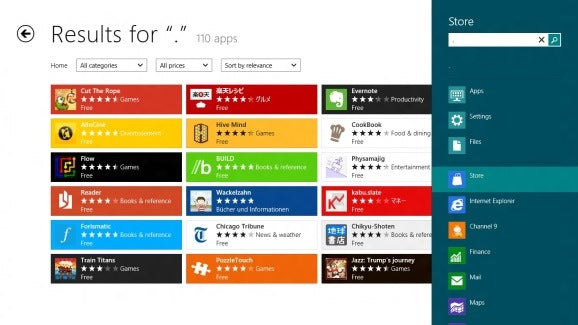 How To Search Microsoft Store Windows 8?