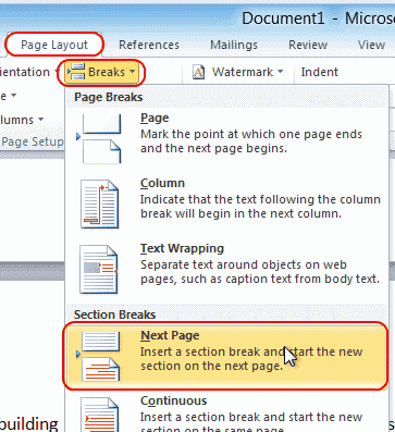 How to Make One Page Landscape in Microsoft Word?