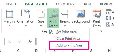 How to Clear Print Area in Excel?