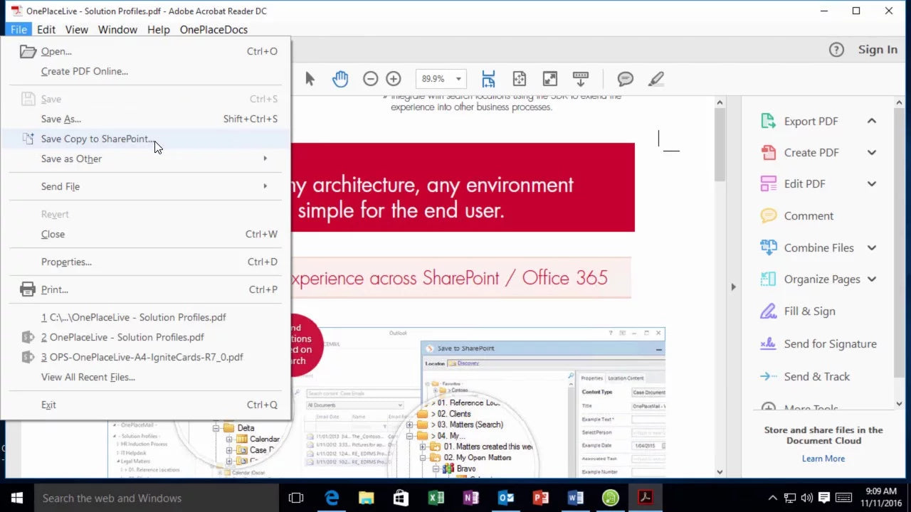 How To Save A Pdf To Sharepoint?