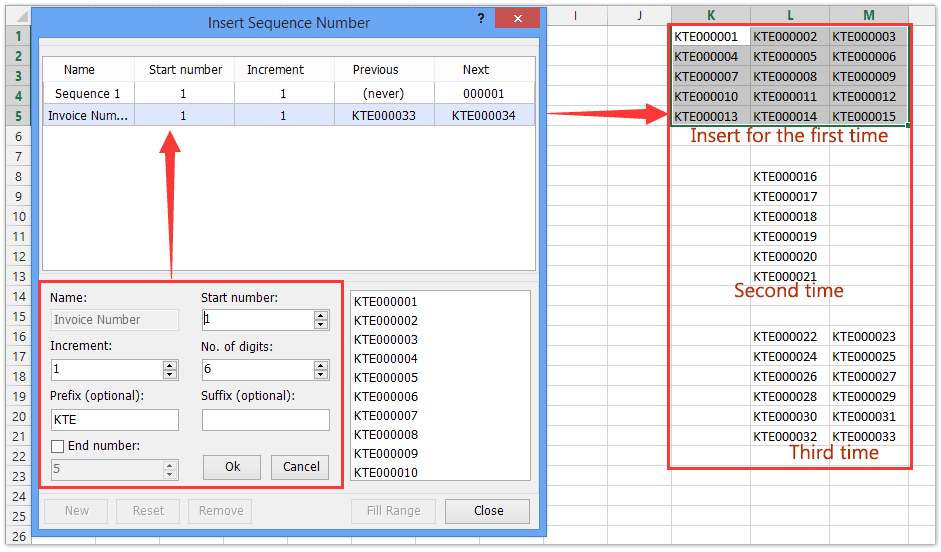 Can Excel Generate Invoice Numbers?