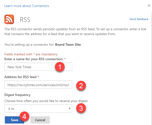 How To Add Rss Feed To Sharepoint?