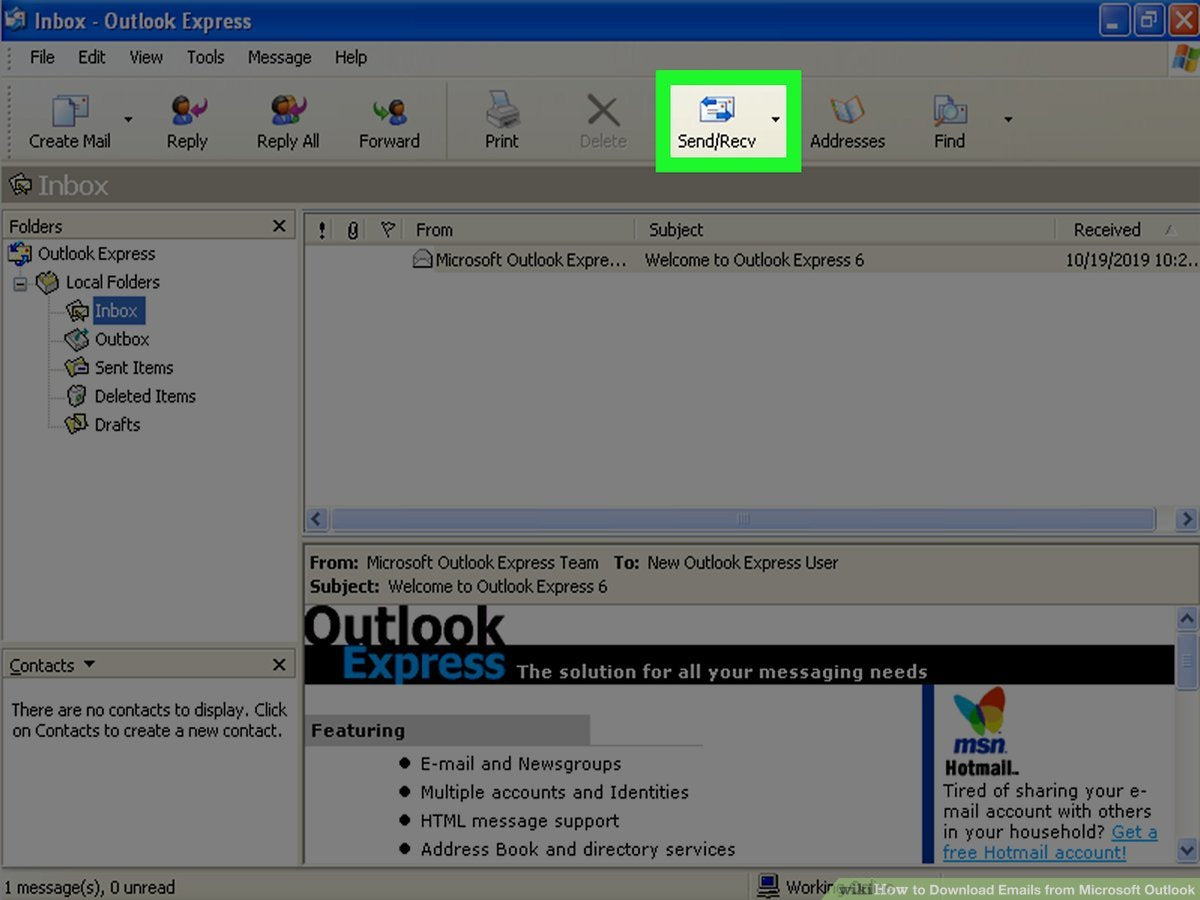 How To Download Email From Outlook?