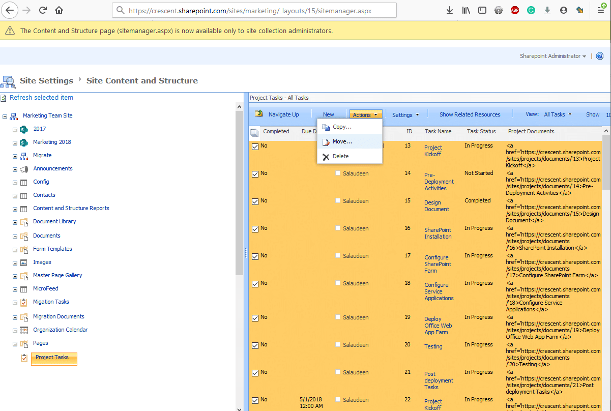 How To Archive List Items In Sharepoint Online?