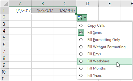 How to Auto Fill Date in Excel?