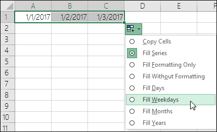 How to Auto Populate Dates in Excel?
