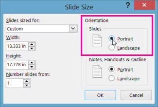 How To Make Powerpoint Landscape?