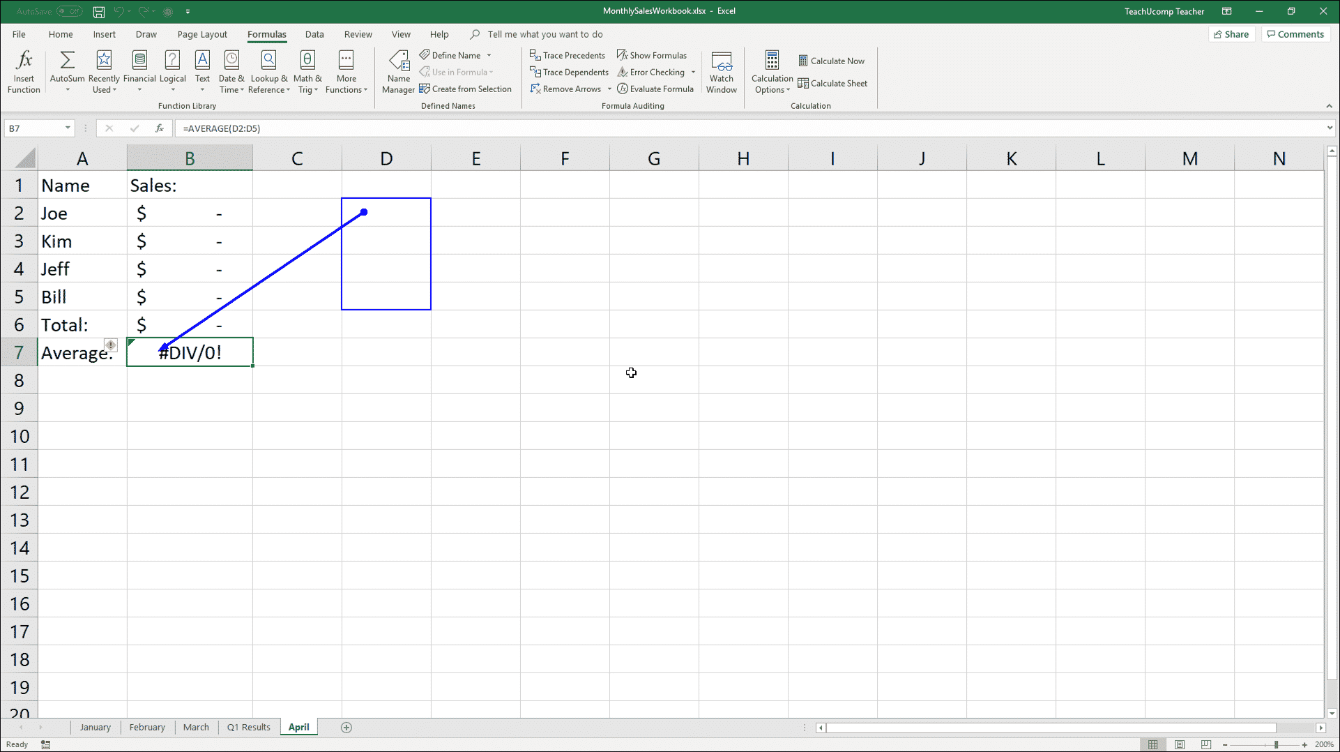 How to Trace Errors in Excel?