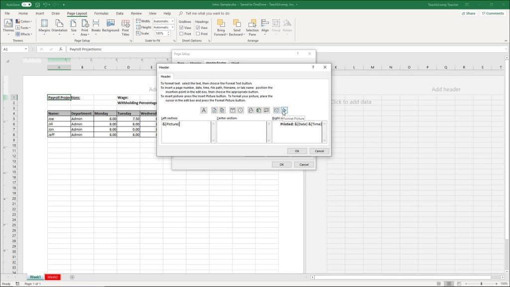 How to Add a Header in Excel?