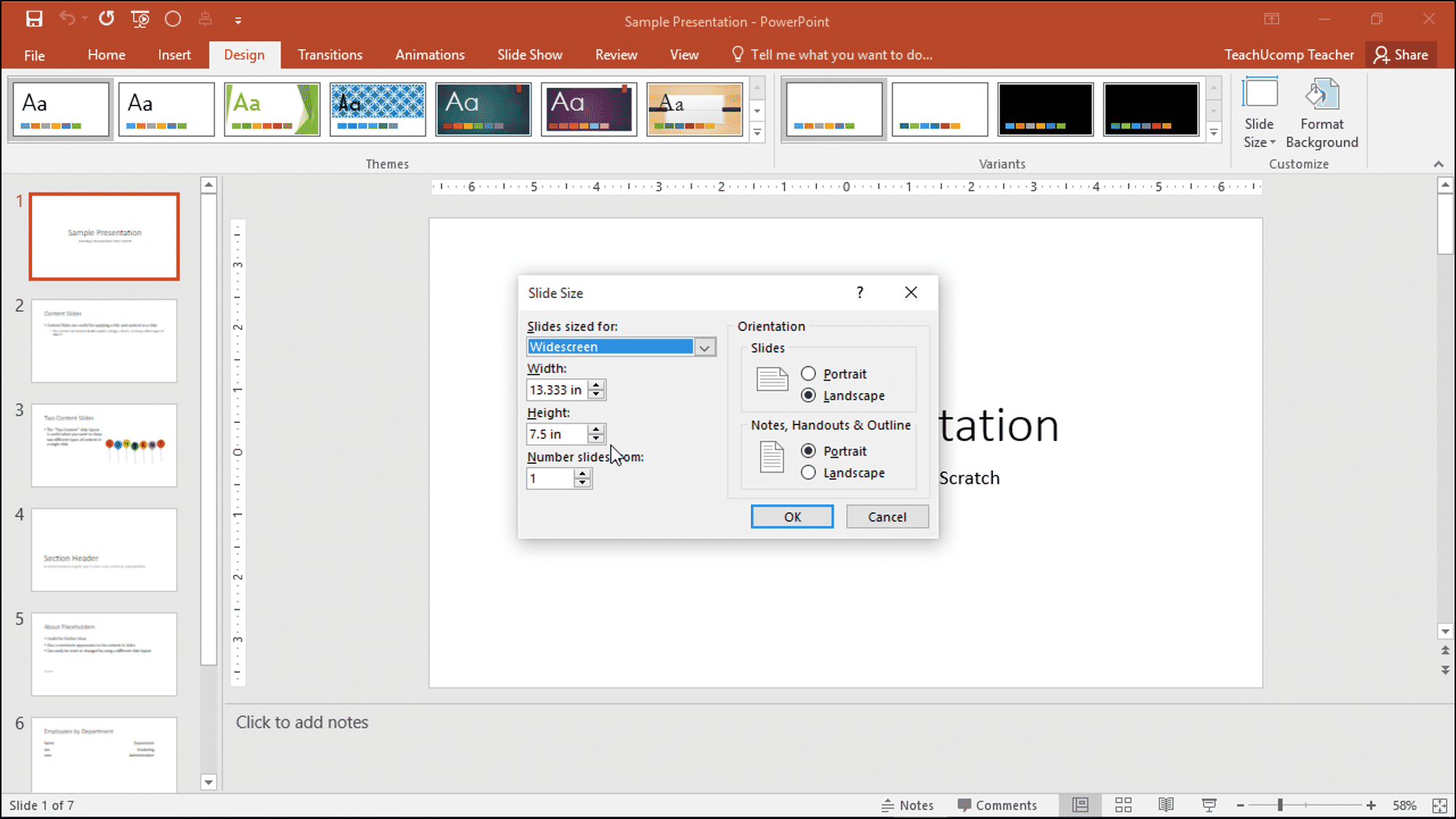 How To Change Aspect Ratio In Powerpoint?