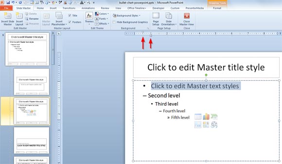 How to Indent Bullet Points in Powerpoint?