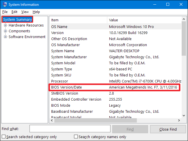 How to Check Bios Version Windows 10?