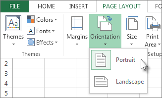 How to Change Page Orientation in Excel?