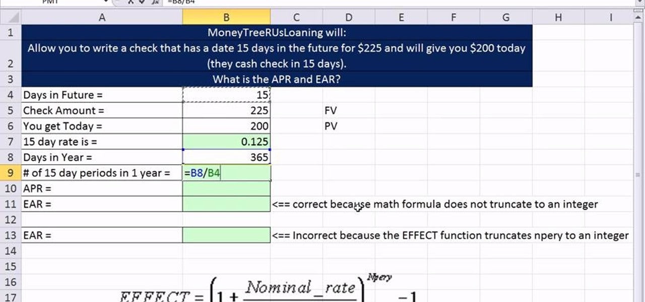 How To Calculate Apr In Excel Uk?