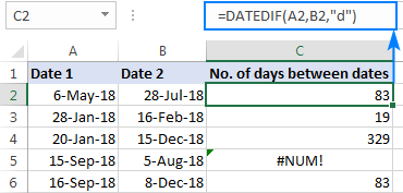 How to Subtract Dates in Excel to Get Days?