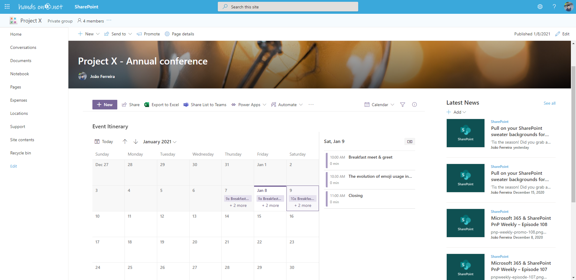 How To Add A Calendar To A Sharepoint Page?