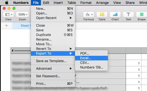 How to Convert a Numbers File to Excel?