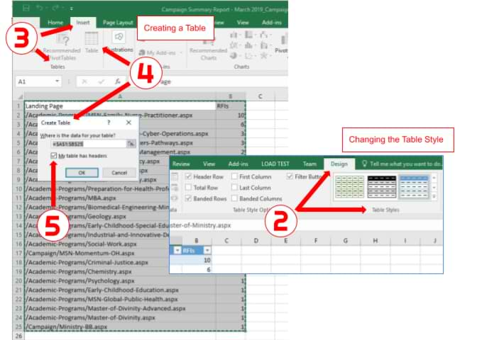 How to Export a Table From Excel?