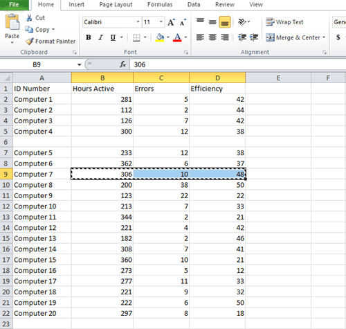 How to Swap Rows in Excel?