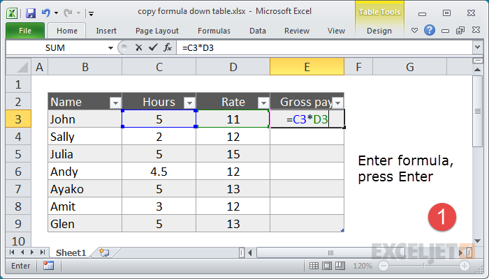 How to Set Up Formulas in Excel?