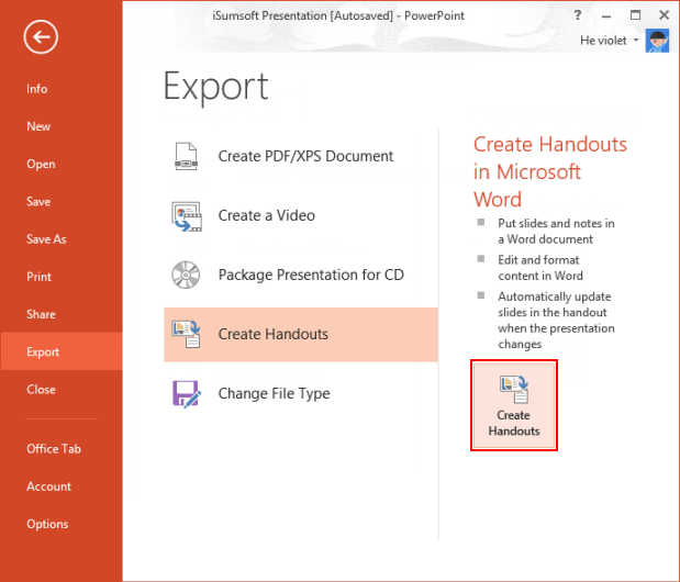How To Export Powerpoint To Word?