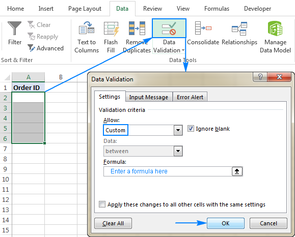 How to Create Data Validation in Excel?