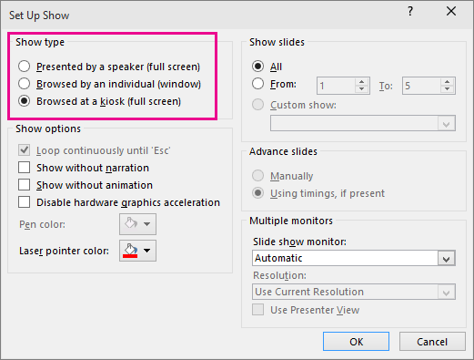 How to Make Powerpoint Play Automatically?