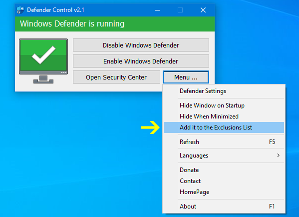How to Enable Windows Defender in Windows 10?