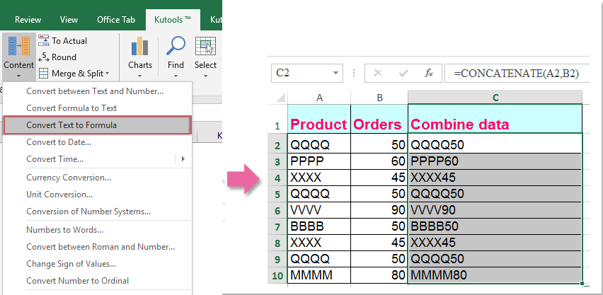 How to Convert Formula to Text in Excel?