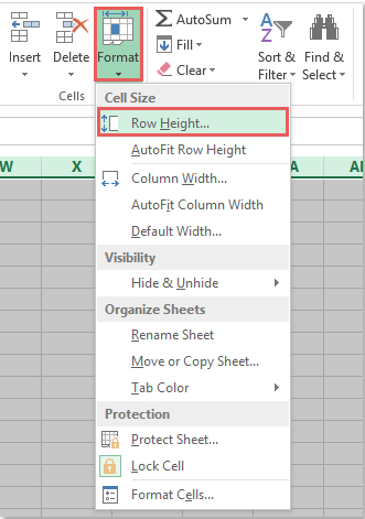 How to Make All Rows the Same Size in Excel?