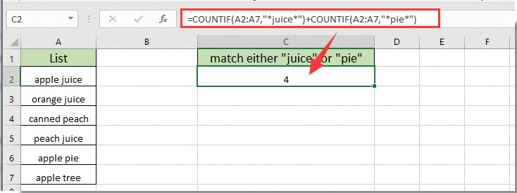 How to Count X in Excel?