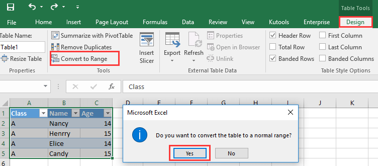 How to Merge Cells in Excel Table?