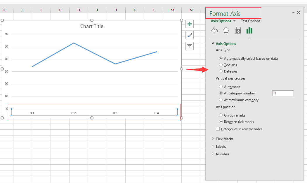 How to Move Axis in Excel?